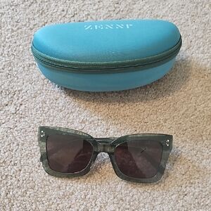 Zenni Women's Stylish Green Sunglasses